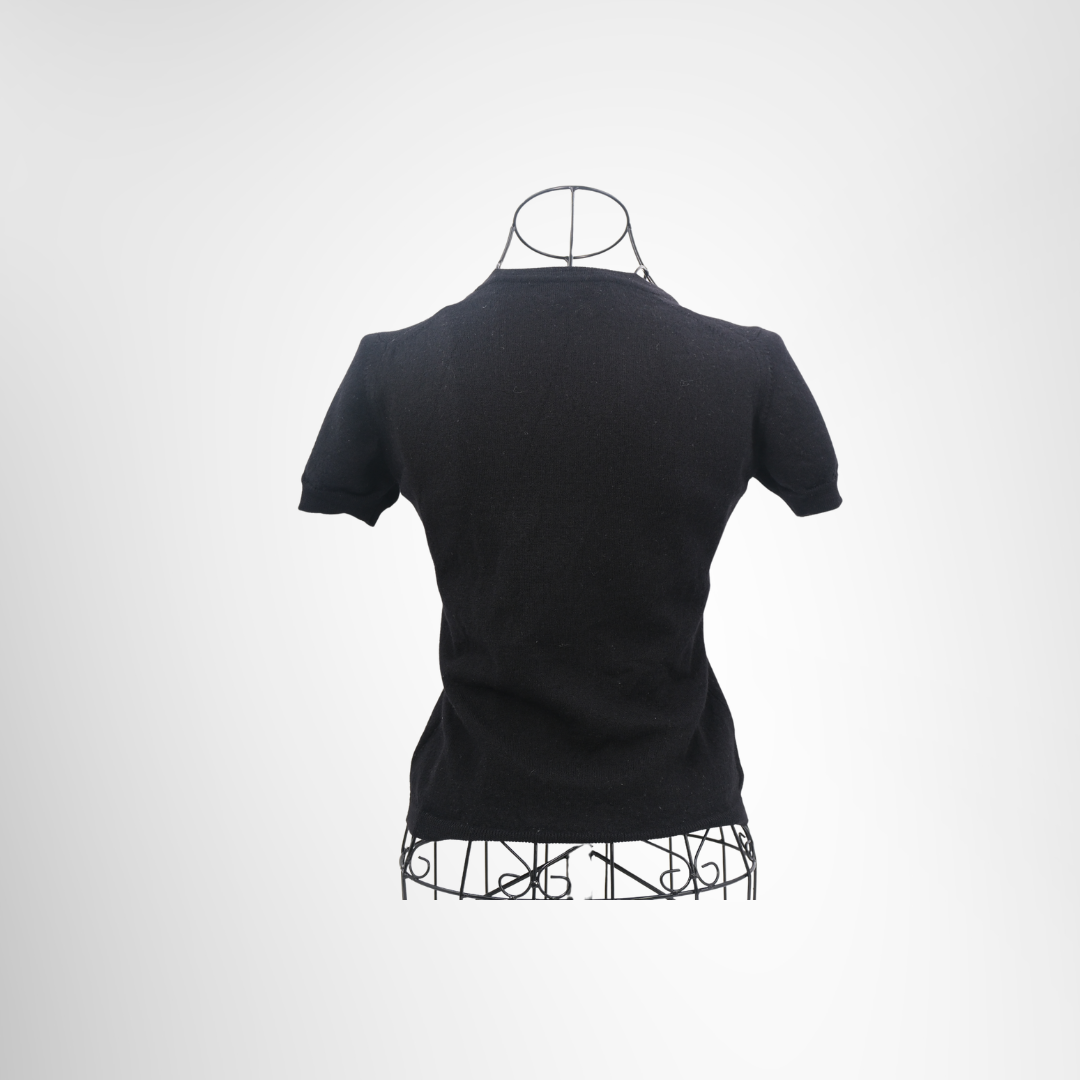 Burberry Preowned Luxury Knit Shirt Apparel Back View - Antonio & Co.