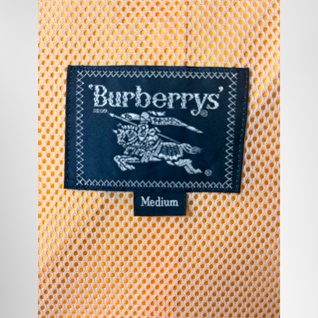 Burberry Preowned Luxury Logo Embroidery Nylon Jacket Brand Tag View