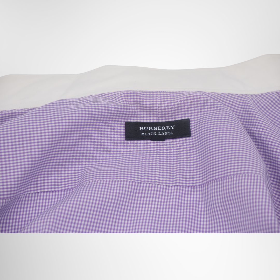 Burberry Preowned Luxury Long Sleeve Polo – Size 41 Apparel Inside View Tag1 - Antonio & Co.