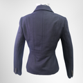 Burberry Preowned Luxury  Navy Blue Jacket – Size 40 Apparel Back View - Antonio & Co.