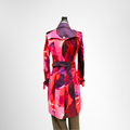 Burberry Preowned Luxury Printed Coat Back View