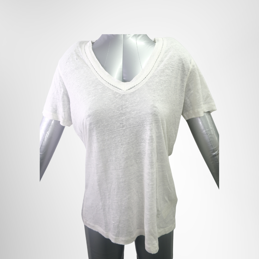 Burberry Preowned Luxury White T-Shirt Size M Apparel Front Page - Antonio & Co.