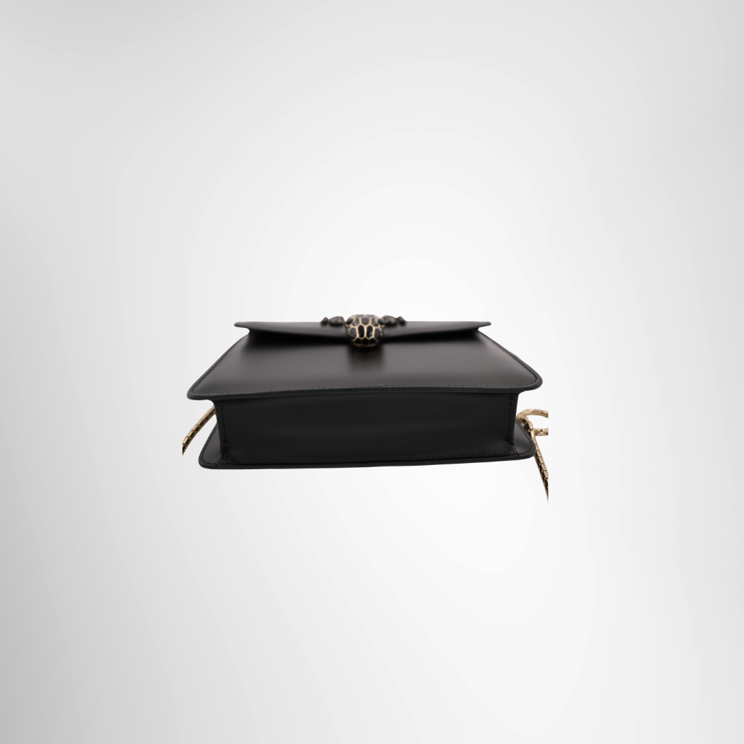 Bvlgari Preowned Luxury Serpenti Forever Shoulder Bag Bottom View