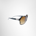 Bvlgari Preowned Luxury Tortoiseshell Pattern Gradient Sunglasses Side View