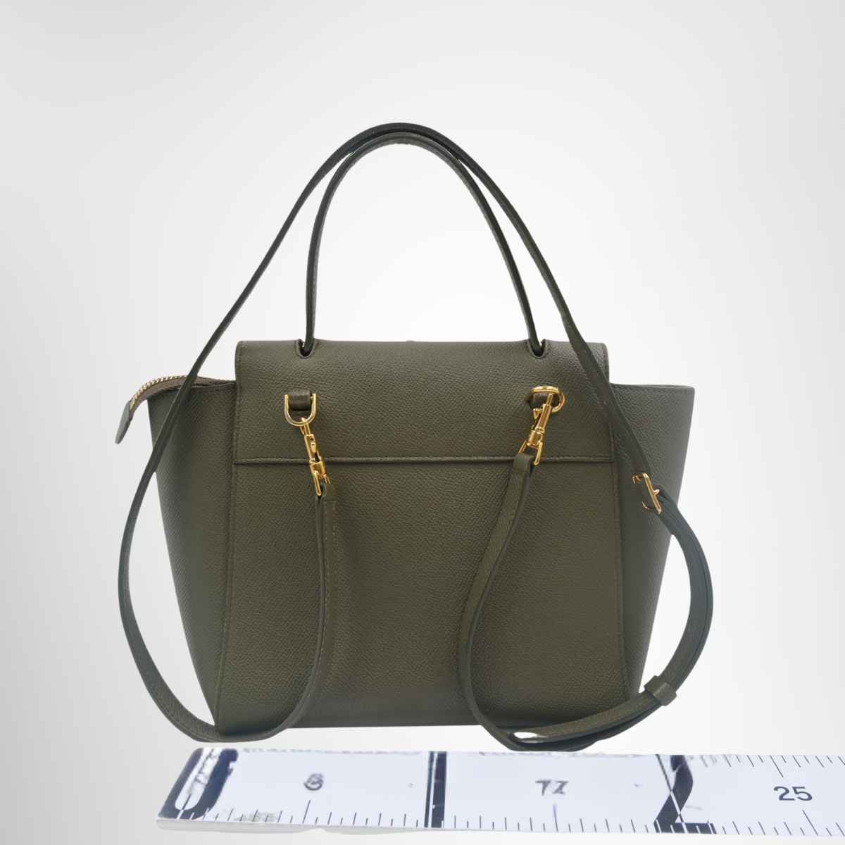 Celine Grained Nano Belt Bag – Pre-Owned Luxury Bag – Antonio & Co Back View