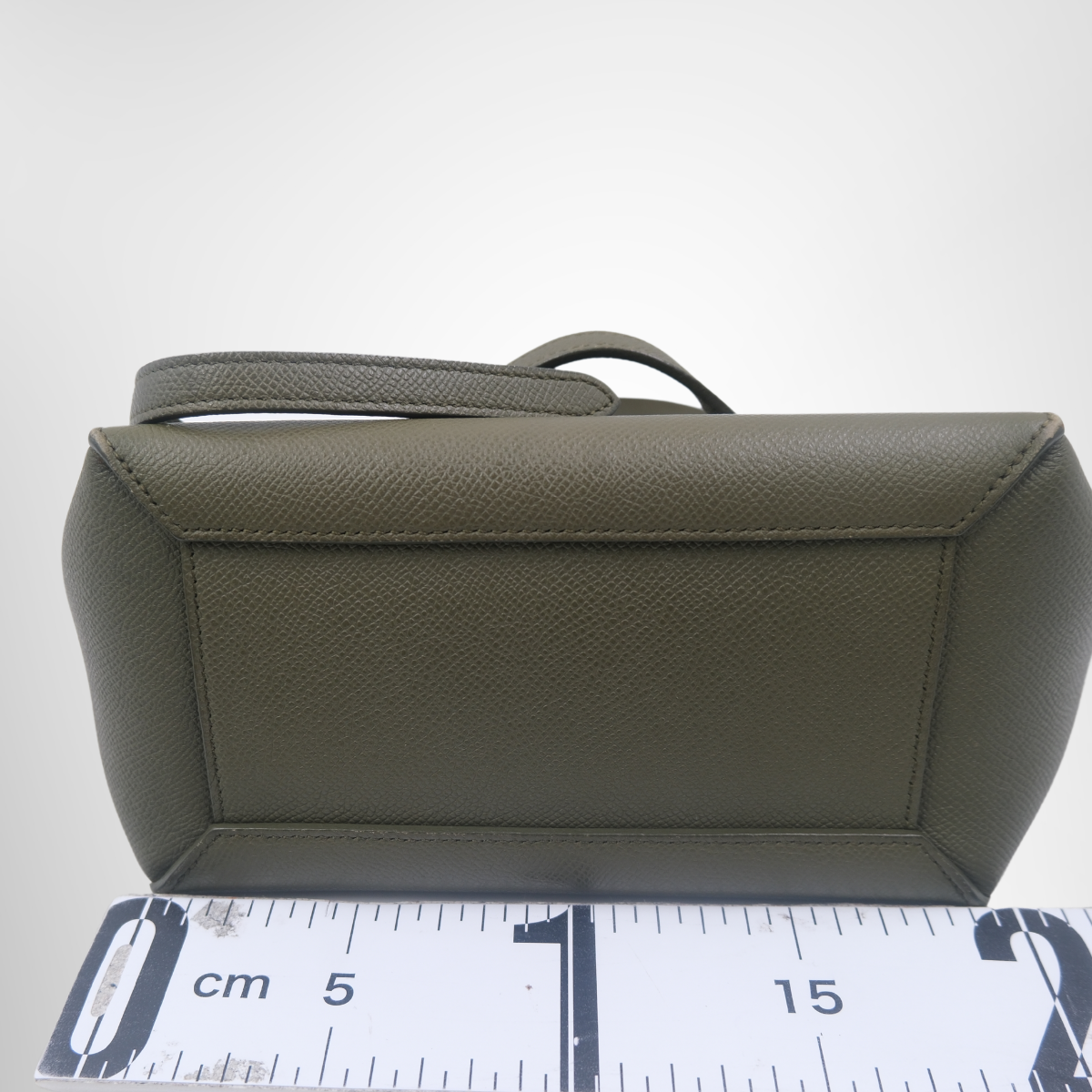 Celine Grained Nano Belt Bag – Pre-Owned Luxury Bag – Antonio & Co Bottom View