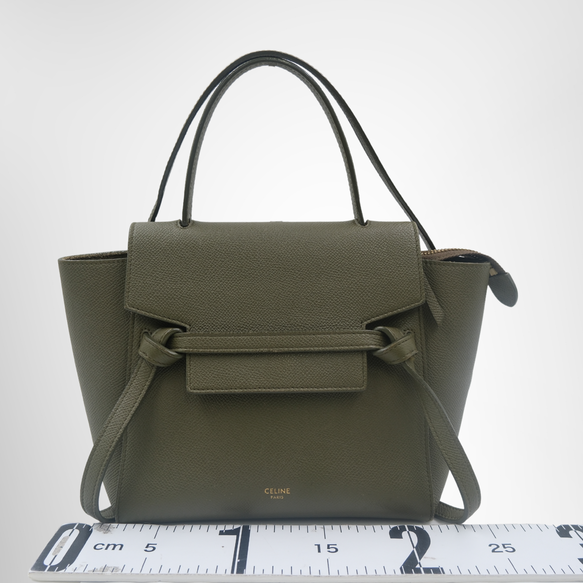 Celine Grained Nano Belt Bag – Pre-Owned Luxury Bag – Antonio & Co Front View