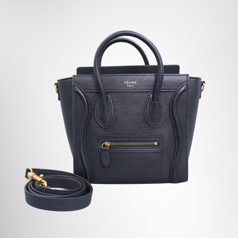 Celine Nano Luggage Bag – Navy