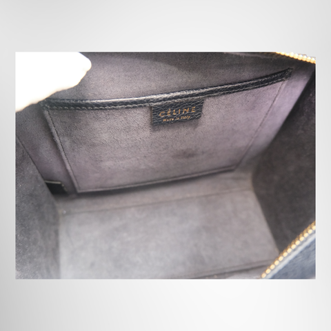 Celine Nano Luggage Bag – Navy