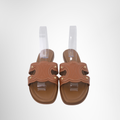 Celine Preowned Luxury Marina Mule In Calfskin Shoes Front View - Antonio & Co.