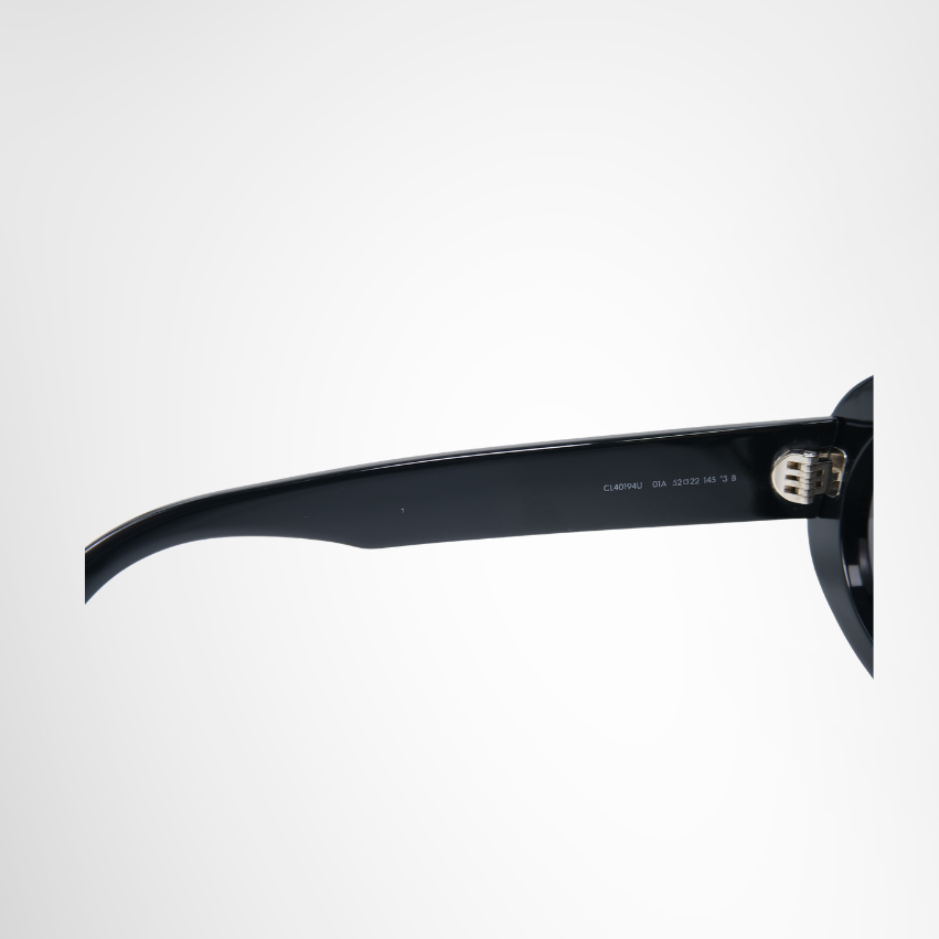 Celine Preowned Luxury Triomphe 01 Black Acetate Sunglasses Inside View2 - Antonio & Co.