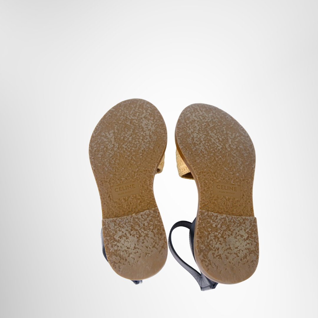Celine Sandals – Pre-Owned Luxury Shoes – Antonio & Co – Bottom View 