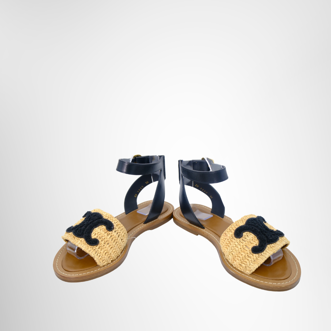 Celine Sandals – Pre-Owned Luxury Shoes – Antonio & Co –Side View 