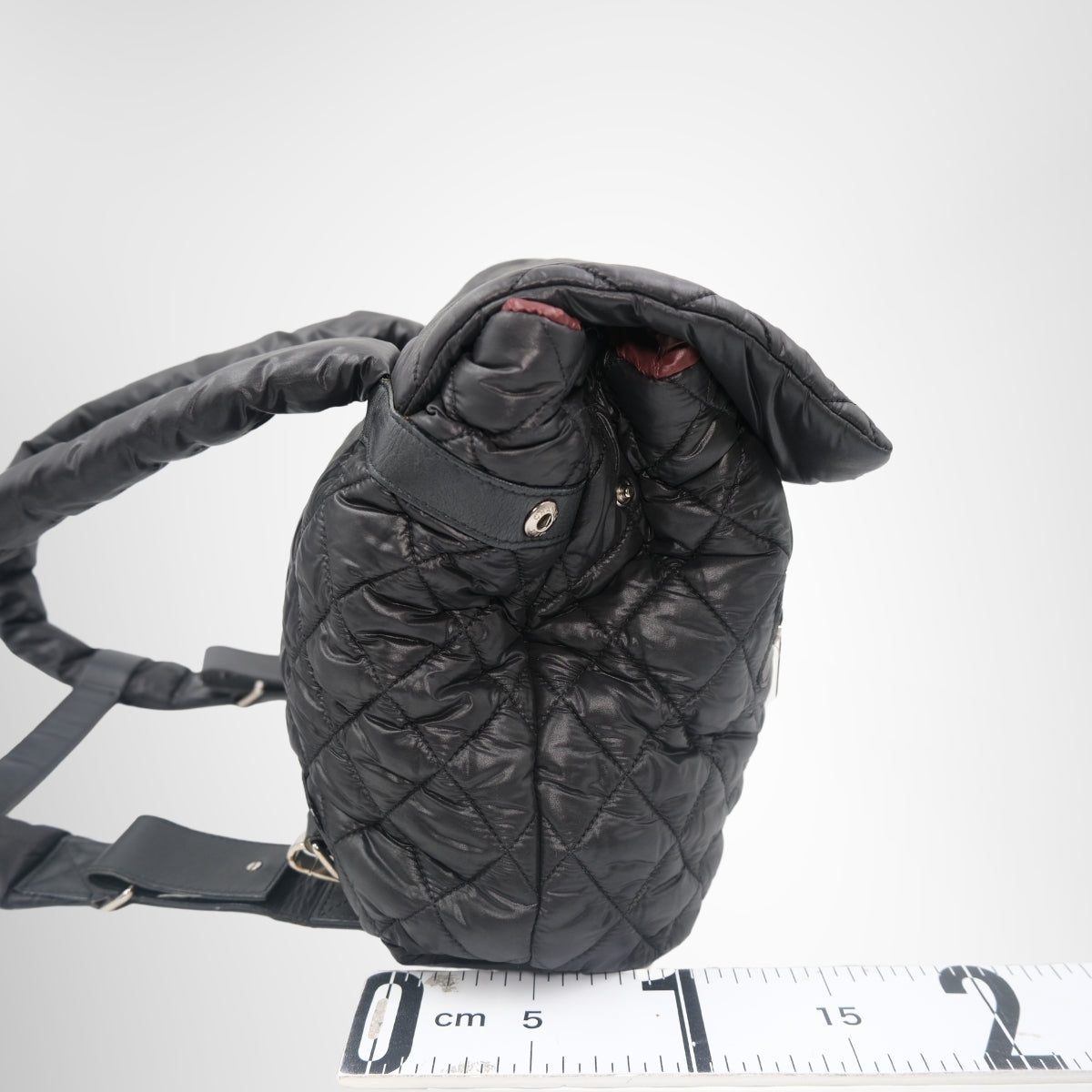Chanel Coco Cocoon Quilted Flap Backpack – Pre-Owned Luxury Brand Bags – Antonio & Co Side View
