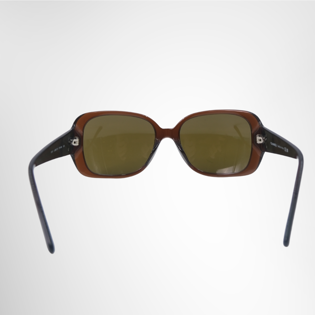  Chanel Acetate CC Enamel Sunglasses – Pre-Owned Luxury Eyewear – Antonio & Co – Back View