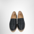 Chanel Black Espadrille – Pre-Owned Luxury Shoes – Antonio & Co – Front Page