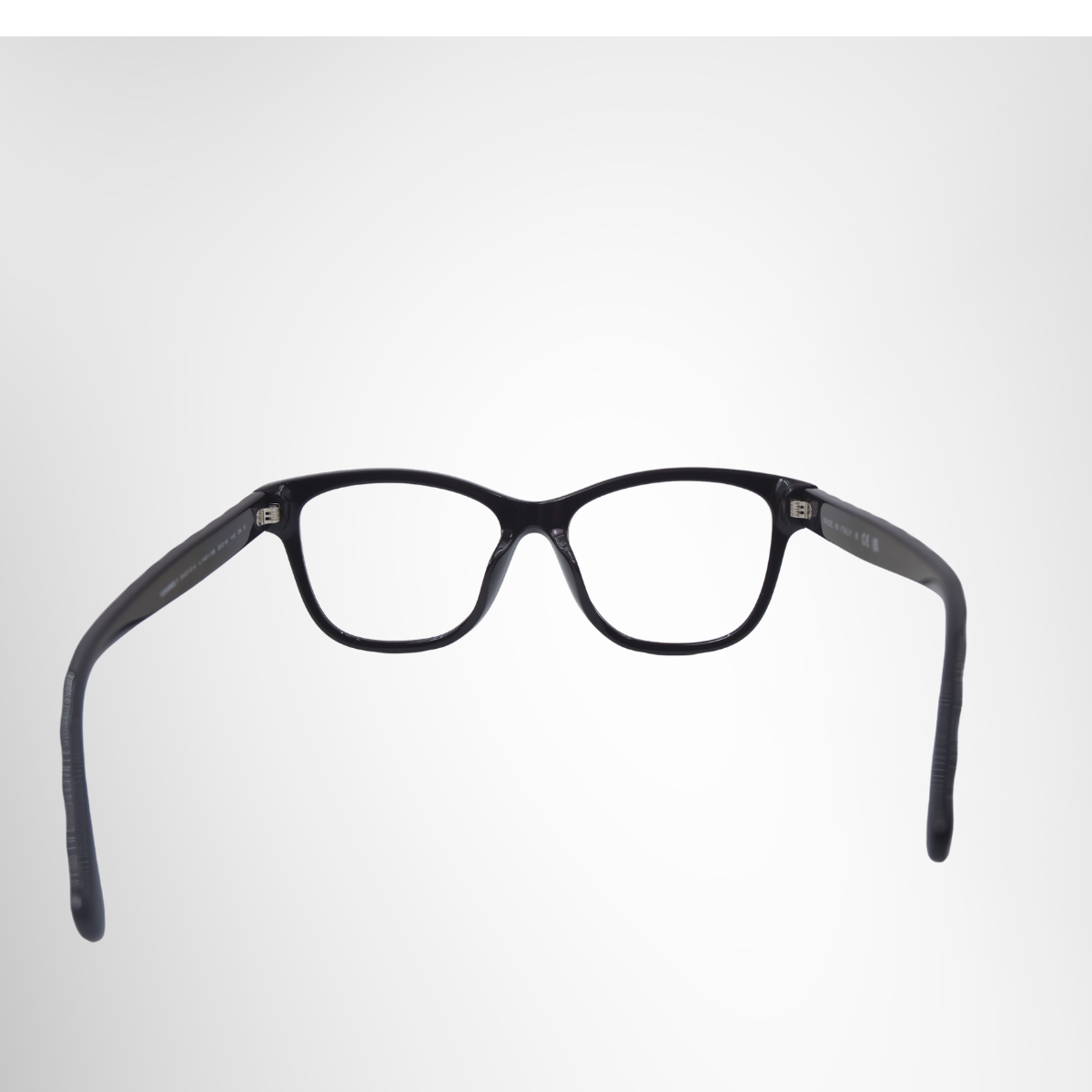 hanel Burgundy Square Prescription Glasses – Pre-Owned Luxury Brand Eyewear – Antonio & Co Back VIew