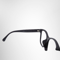 hanel Burgundy Square Prescription Glasses – Pre-Owned Luxury Brand Eyewear – Antonio & Co Left Interior VIew