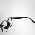 hanel Burgundy Square Prescription Glasses – Pre-Owned Luxury Brand Eyewear – Antonio & Co Right Interior VIew