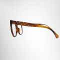 Chanel Dark Tortoise Butterfly Prescription Glasses – Pre-Owned Luxury Brand Eyewear – Antonio & Co Side Exterior View