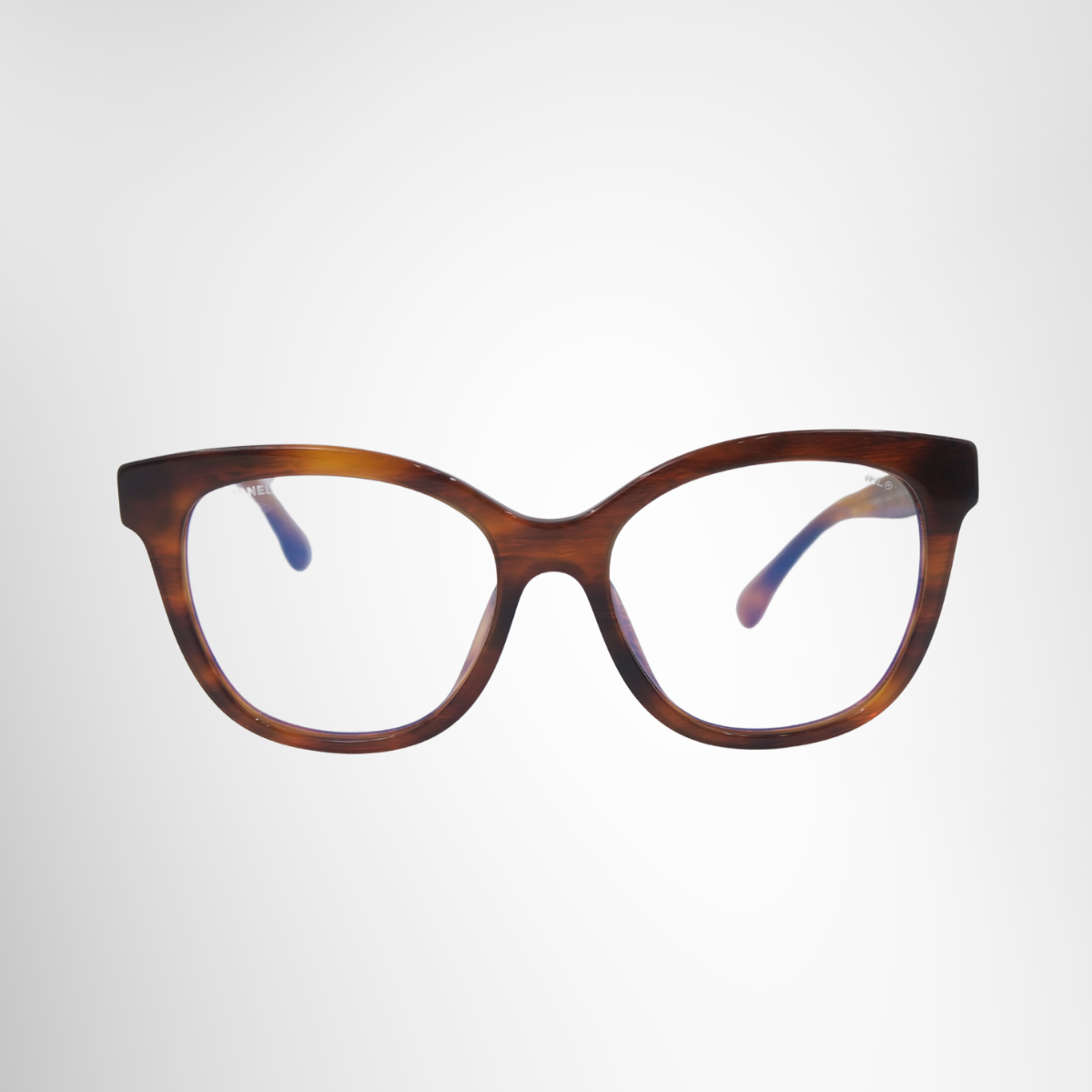 Chanel Dark Tortoise Butterfly Prescription Glasses – Pre-Owned Luxury Brand Eyewear – Antonio & Co Front Page