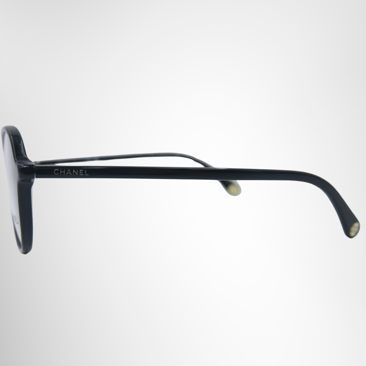 Chanel Pilot Prescription Glasses – Pre-Owned Luxury Brand Eyewear – Antonio & Co Left Exterior View