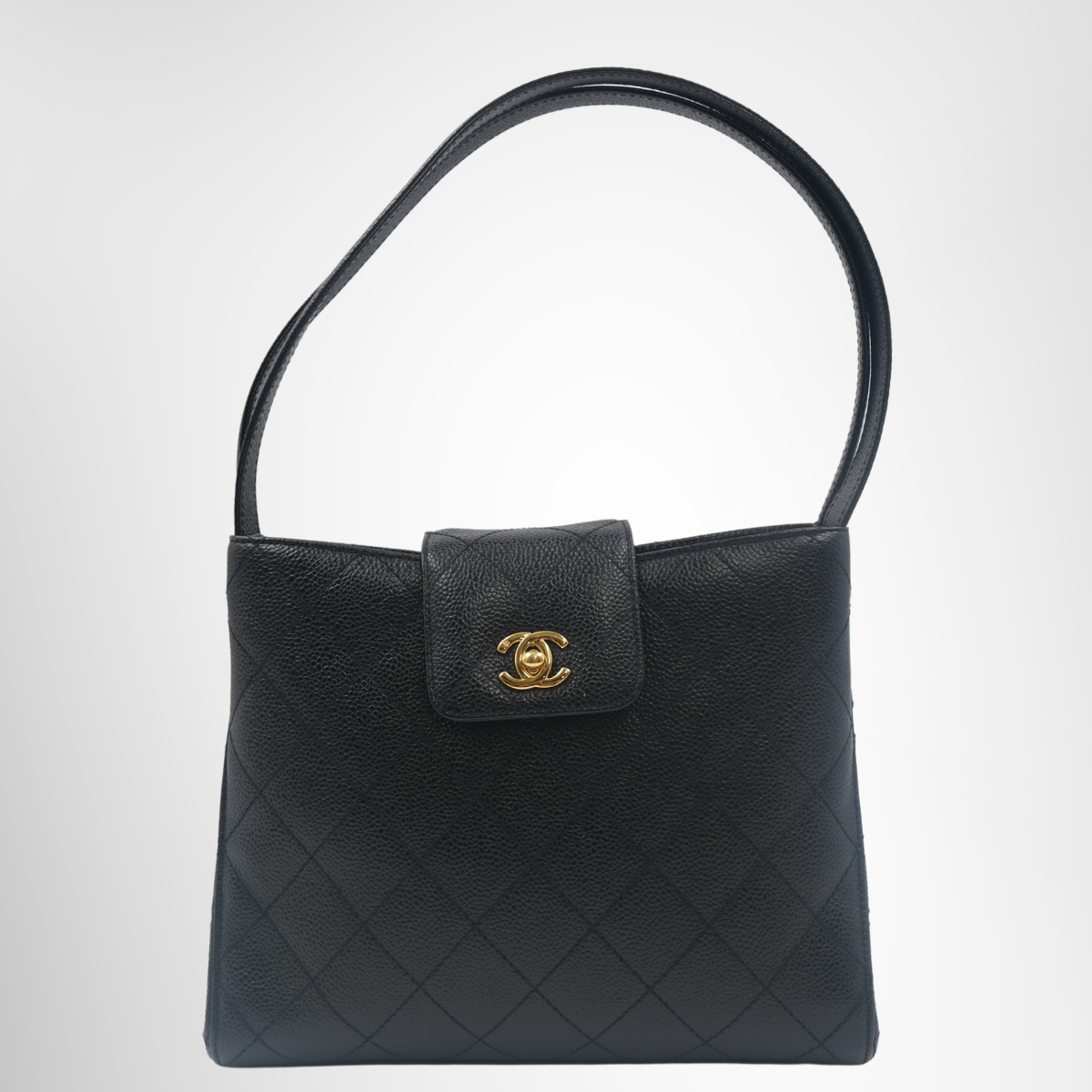 Chanel Bicolore Caviar Leather Tote Bag – Pre-Owned Luxury Bag – Antonio & Co Front Page