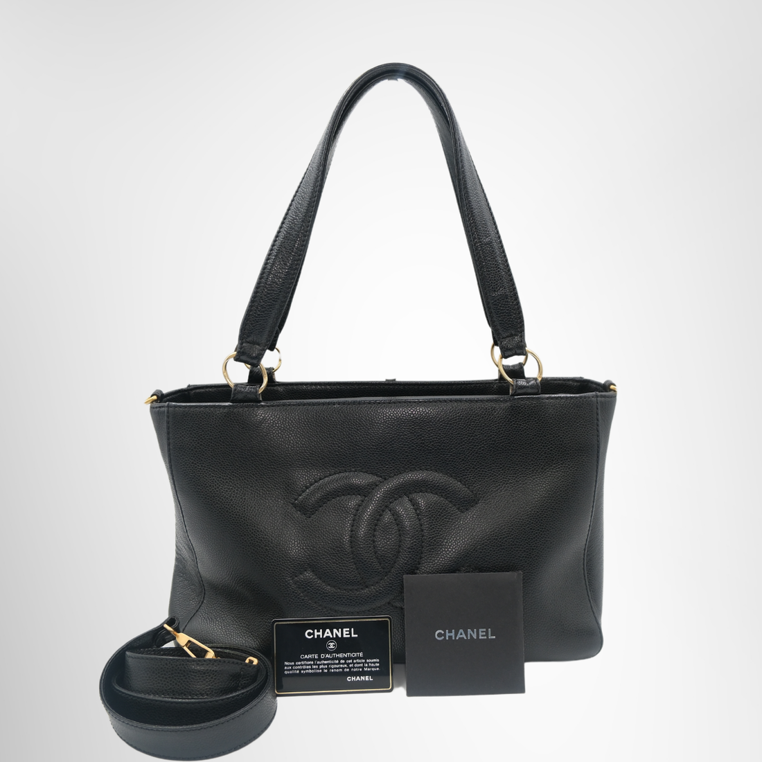 Chanel Caviar Timeless CC Shoulder Bag – Pre-Owned Luxury Brand Bags – Antonio & Co Front Page