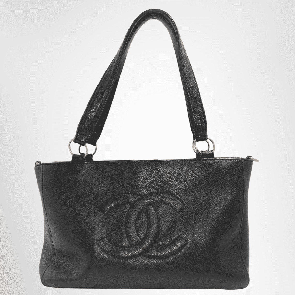 Chanel Caviar Timeless CC Shoulder Bag – Pre-Owned Luxury Brand Bags – Antonio & Co Front Page