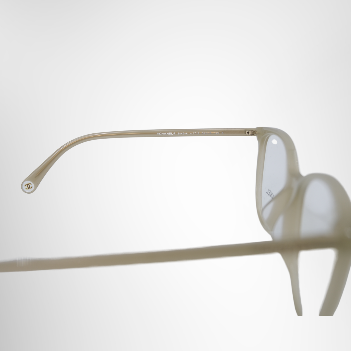 Chanel Prescription Butterfly Glasses – Pre-Owned Luxury Brand Eyewear – Antonio & Co Left Interior View