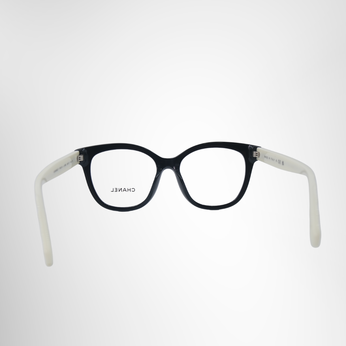 Chanel Square Prescription Glasses – Pre-Owned Luxury Brand Eyewear – Antonio & Co Back View