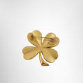 Chanel Vintage CC Logo Four Leaf Clover Lucky Charm Brooch – Pre-Owned Luxury Accessories – Antonio & Co Back View