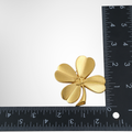 Chanel Vintage CC Logo Four Leaf Clover Lucky Charm Brooch – Pre-Owned Luxury Accessories – Antonio & Co Measurement View