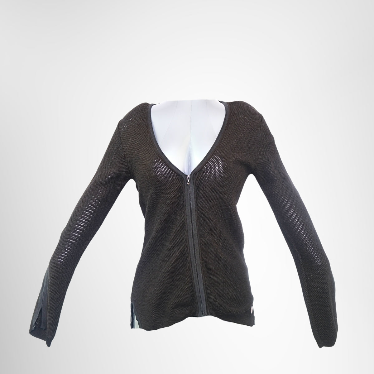 Zip Knit Cardigan