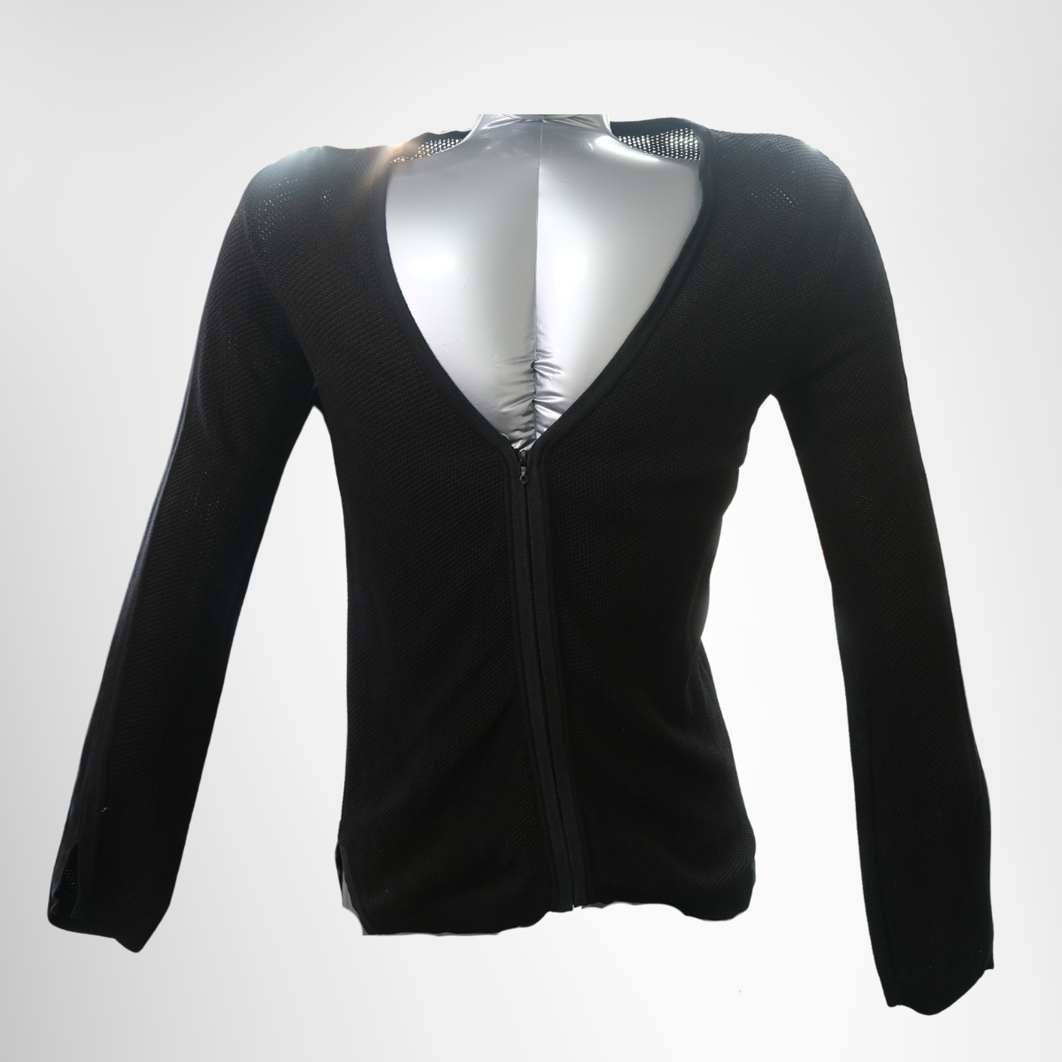 Chanel Zip Knit Cardigan – Pre-Owned Luxury Brand Apparel – Antonio & Co Front Page