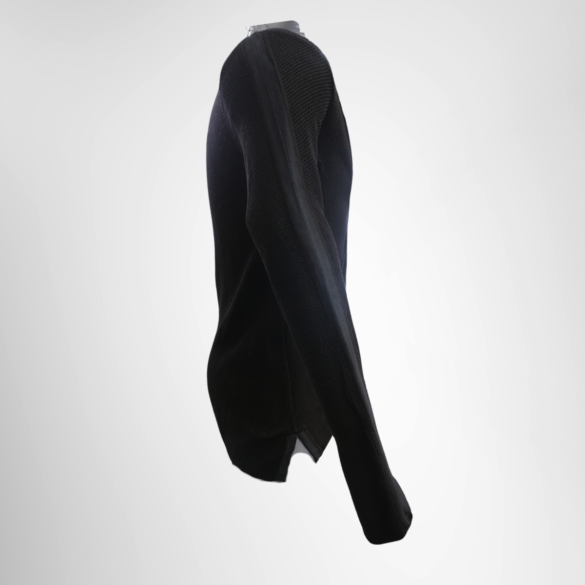 Chanel Zip Knit Cardigan – Pre-Owned Luxury Brand Apparel – Antonio & Co Side View 