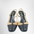 Chanel Vintage Two-Tone Bow Slingback Heels – Pre-Owned Luxury Brand Shoes – Antonio & Co Front Page