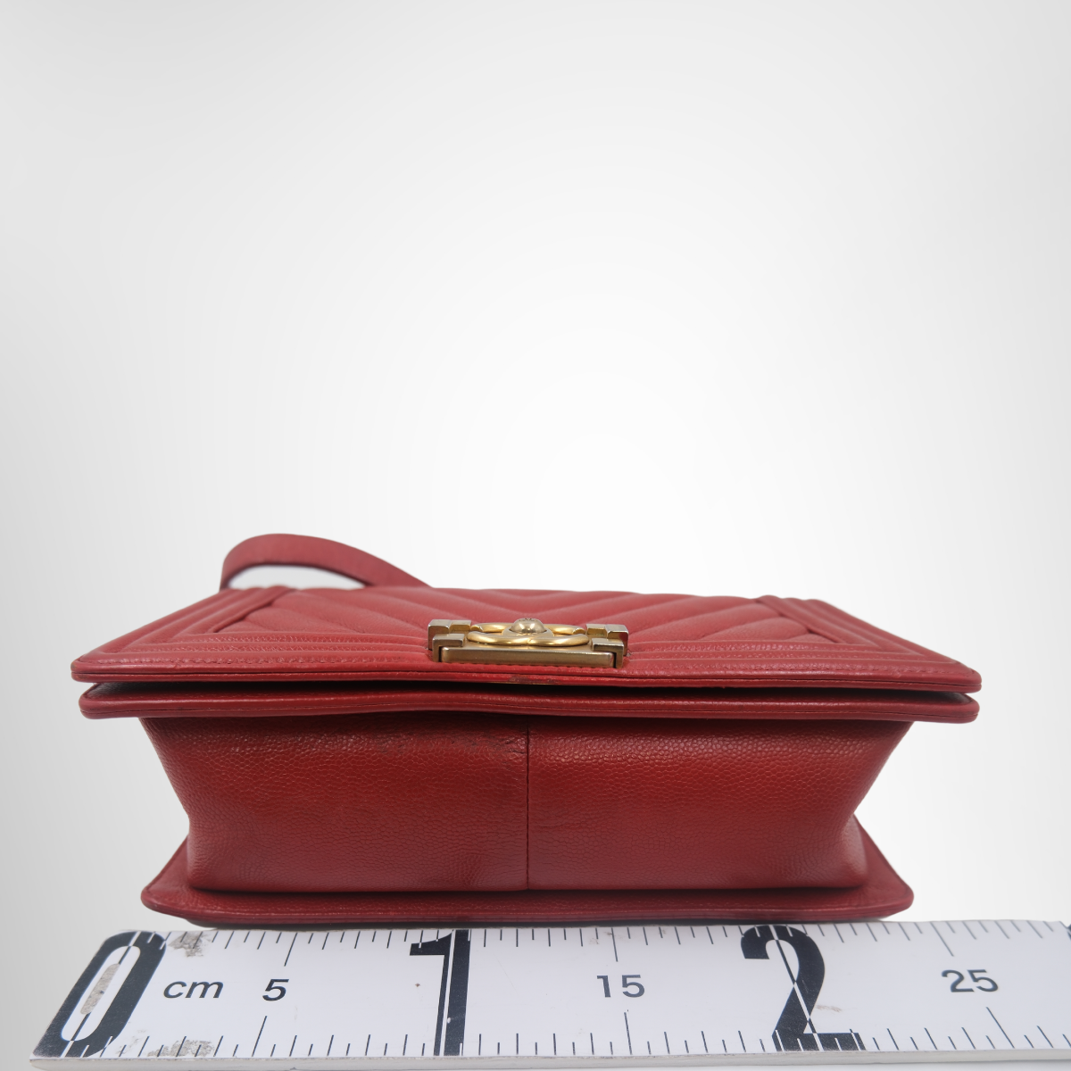 Chanel Chevron Boy Flap Bag – Pre-Owned Luxury Brand Bags – Antonio & Co Bottom VIew