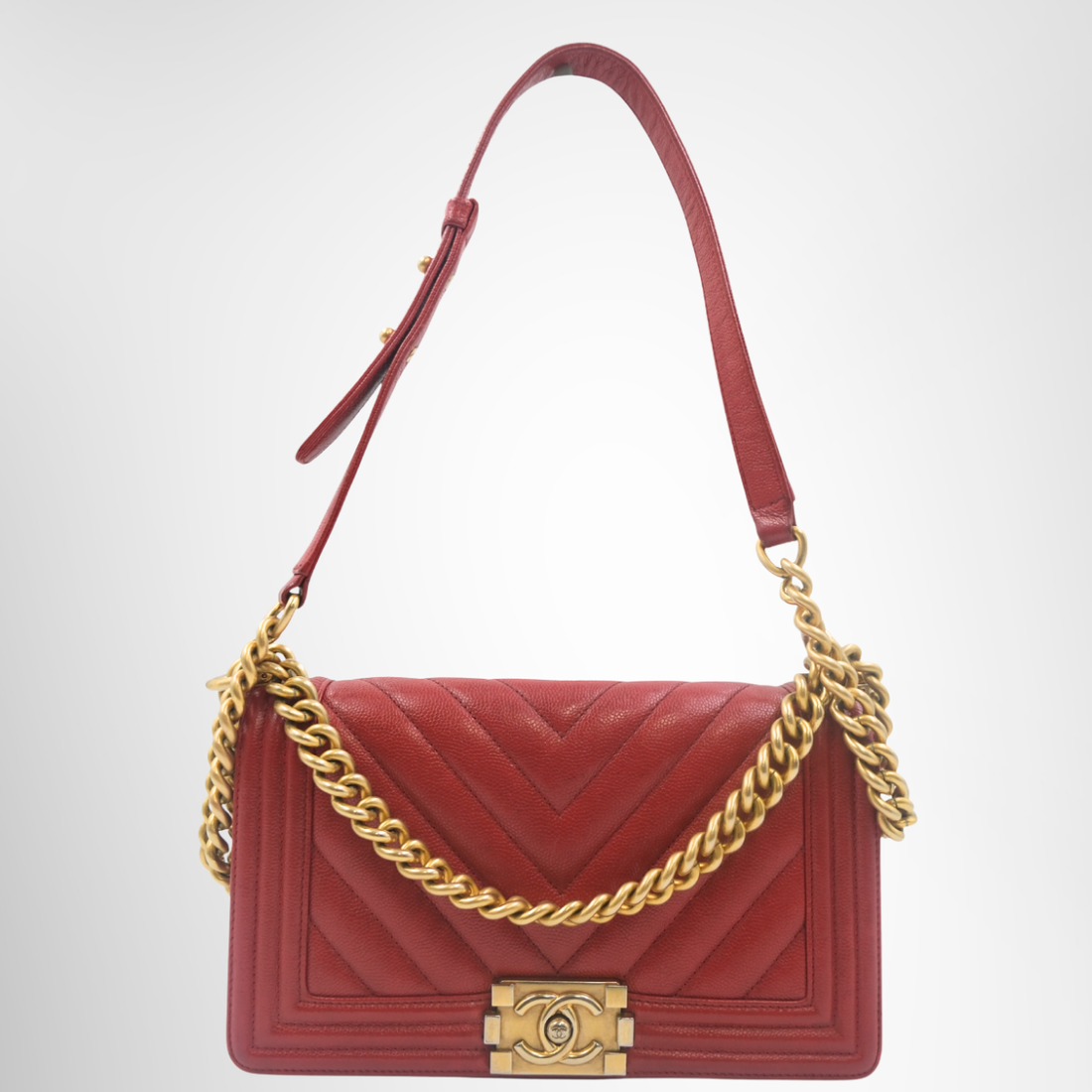 Chanel Chevron Boy Flap Bag – Pre-Owned Luxury Brand Bags – Antonio & Co Front Page