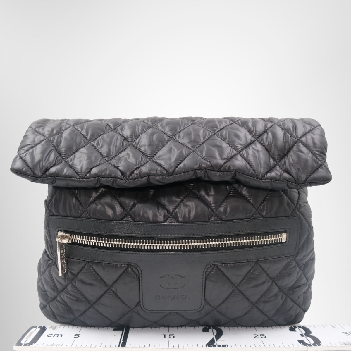 Chanel Coco Cocoon Quilted Flap Backpack – Pre-Owned Luxury Brand Bags – Antonio & Co Front View