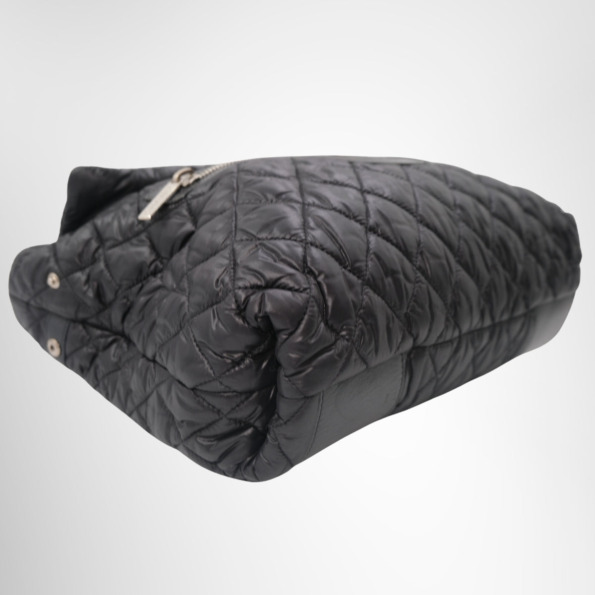 Chanel Coco Cocoon Quilted Flap Backpack – Pre-Owned Luxury Brand Bags – Antonio & Co Left Corner View