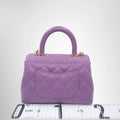 Chanel Coco Handle Bag – Pre-Owned Luxury Brand Bag Front – Antonio & Co Back View 