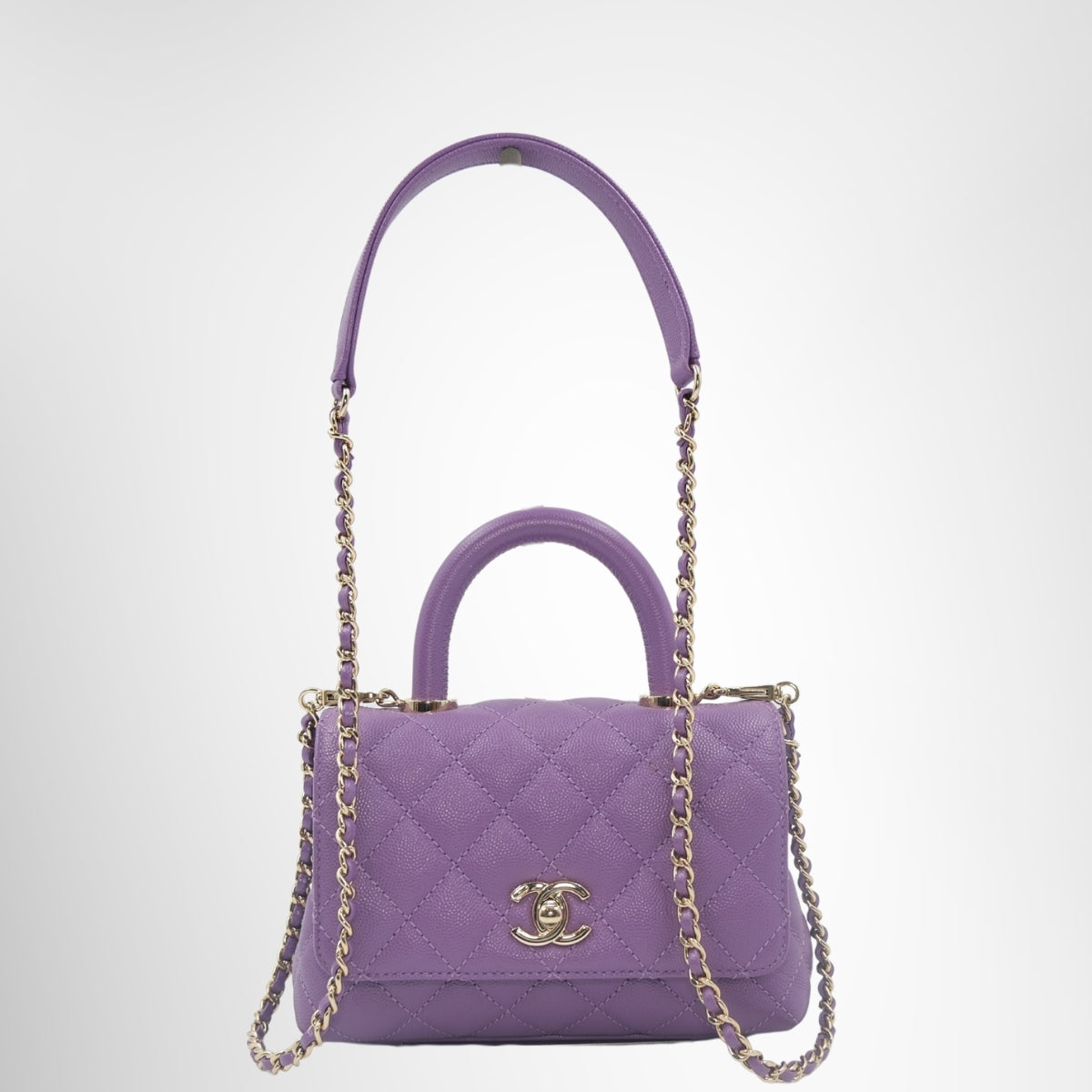 Chanel Coco Handle Bag – Pre-Owned Luxury Brand Bag Front – Antonio & Co Front Page