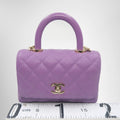 Chanel Coco Handle Bag – Pre-Owned Luxury Brand Bag Front – Antonio & Co Front View 