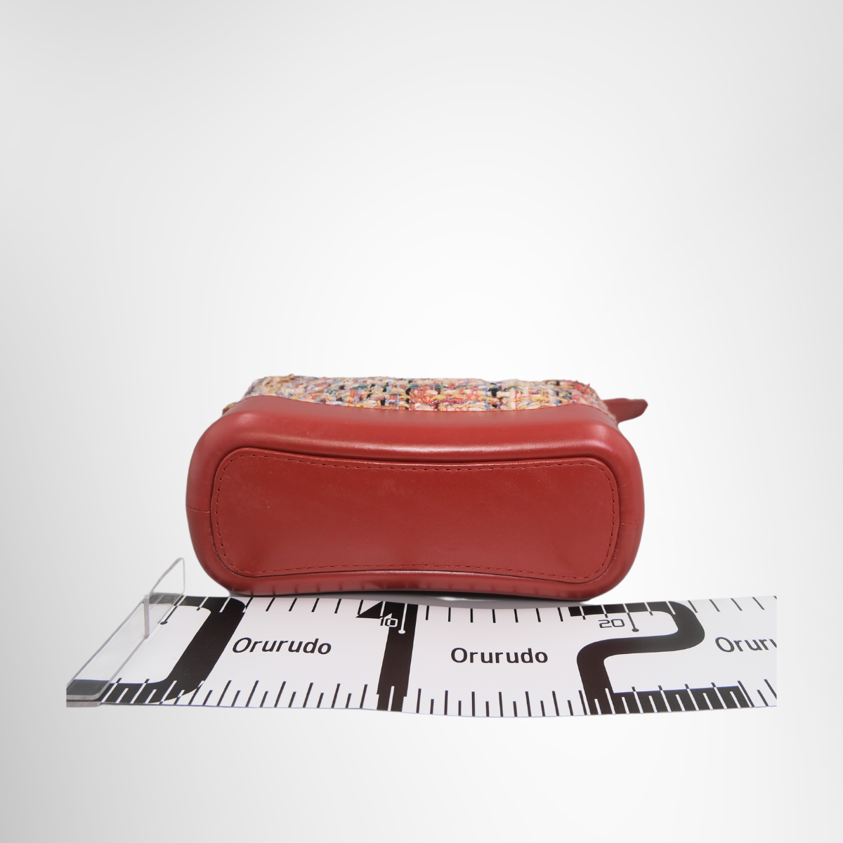 Chanel Gabrielle Tweed Red Shoulder Bag