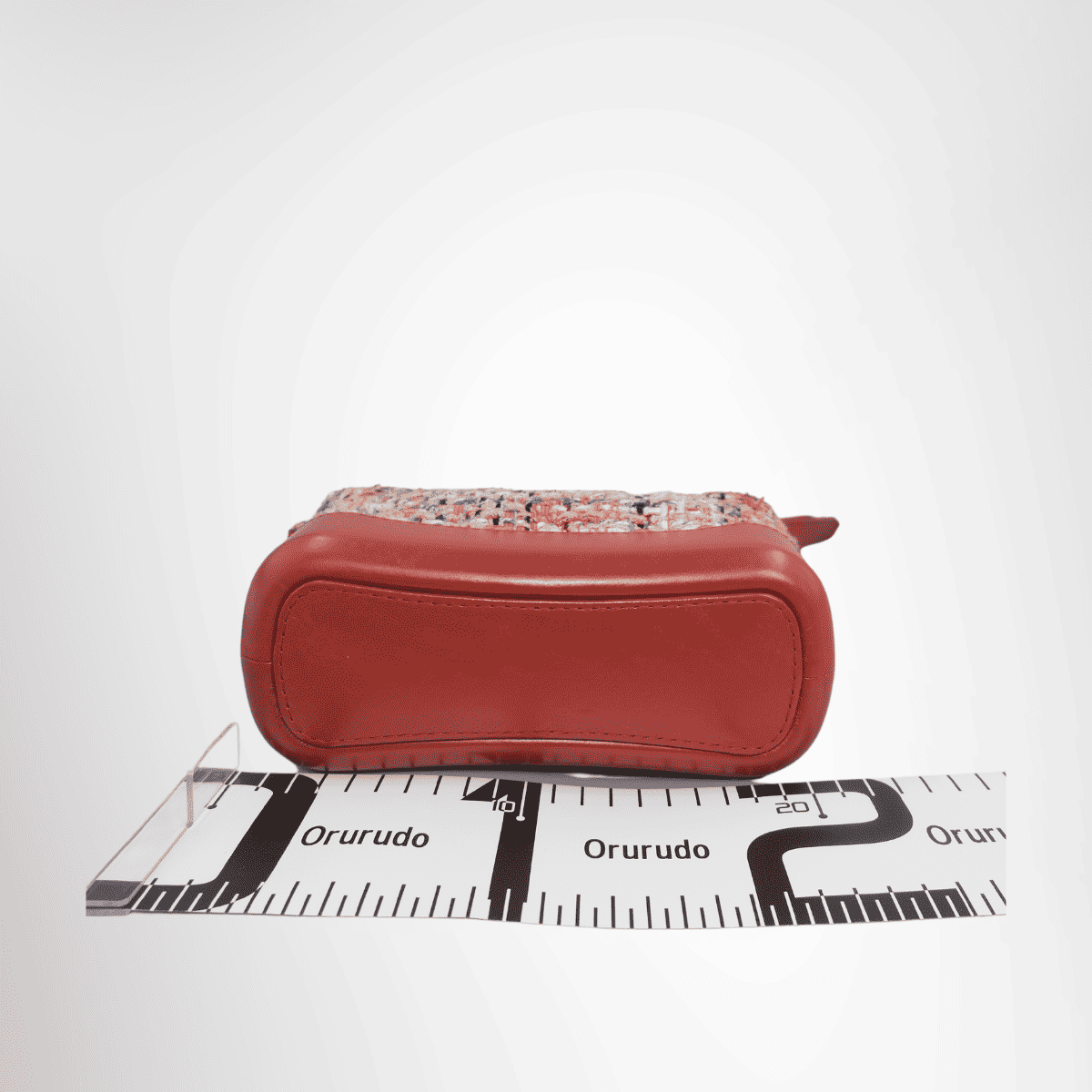 Chanel Gabrielle Tweed Red Shoulder Bag