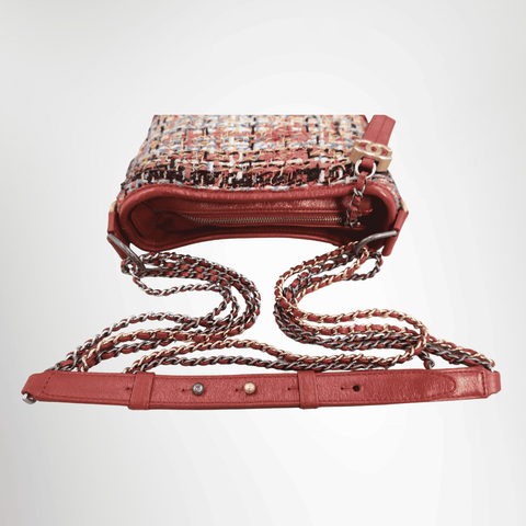 Chanel Gabrielle Tweed Red Shoulder Bag