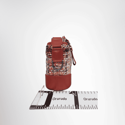 Chanel Gabrielle Tweed Red Shoulder Bag