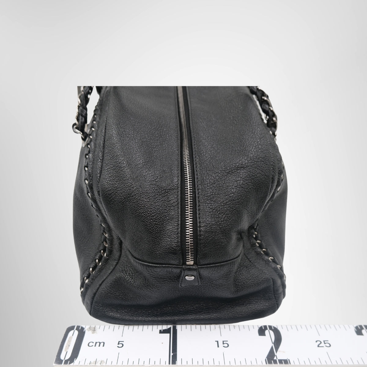 Chanel Luxe Ligne Bowler Bag – Pre-Owned Luxury Brand Bags – Antonio & Co Side View 