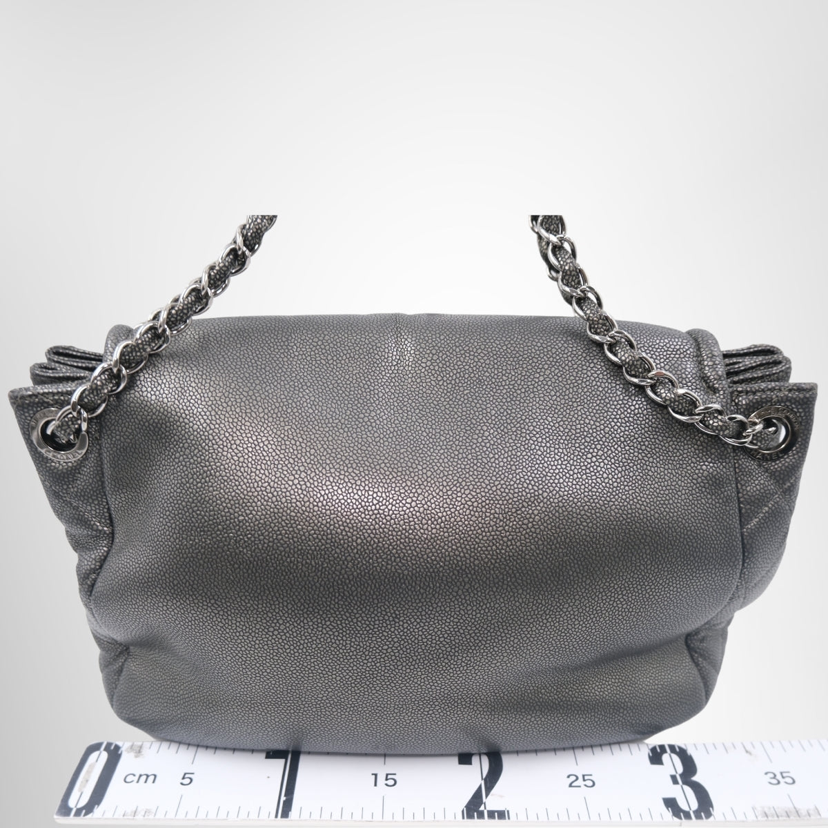 Chanel Timeless Accordion Flap Bag – Pre-Owned Luxury Brand Bags – Antonio & Co Back View 